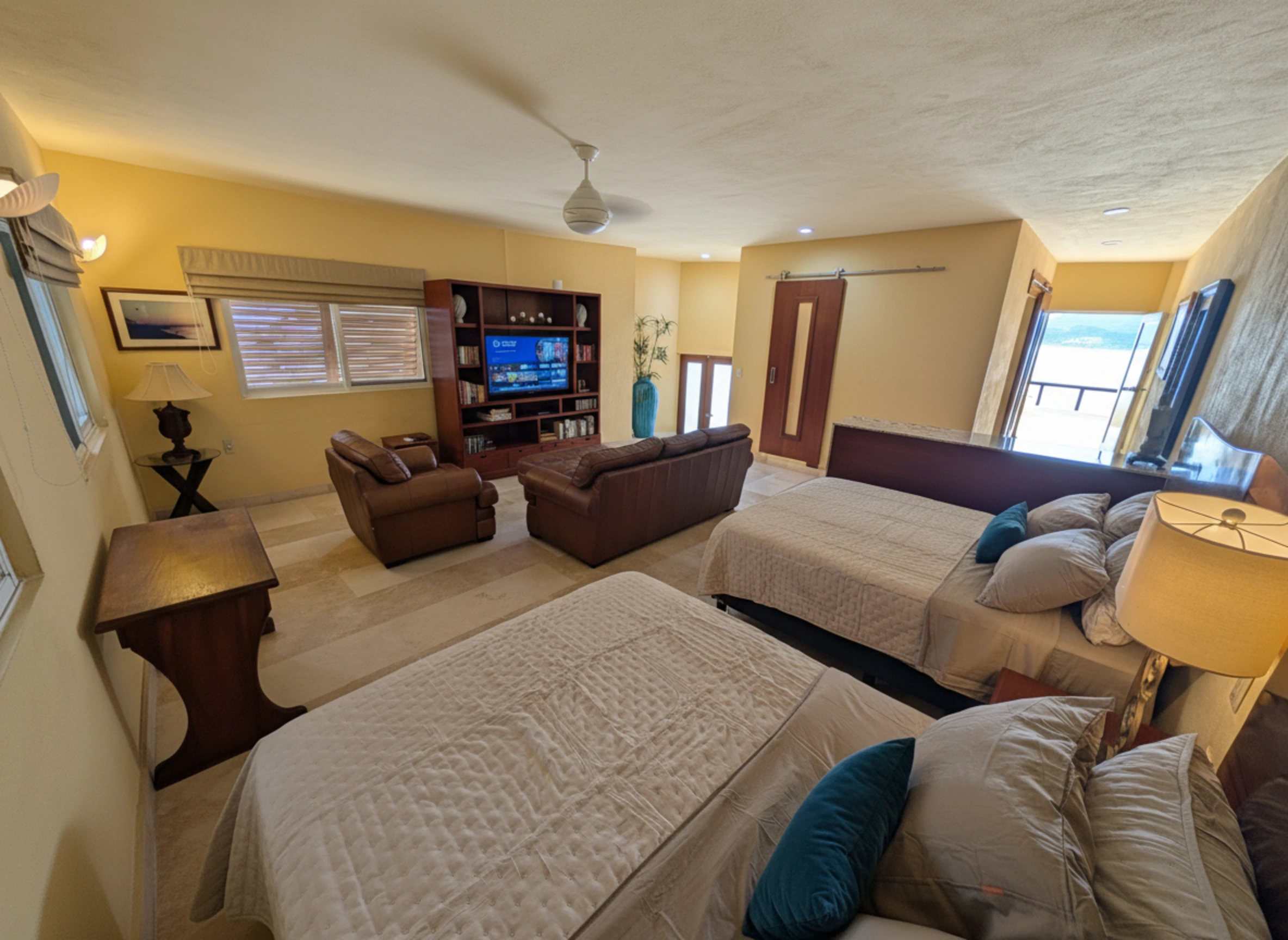 Manzanillo Luxury Villa Suites - Vancouver Suite with two queen beds and entertainment for kids